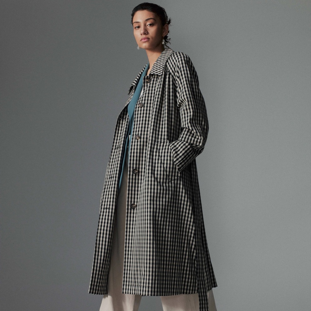 Everlane Gathered Drape Trench Coat